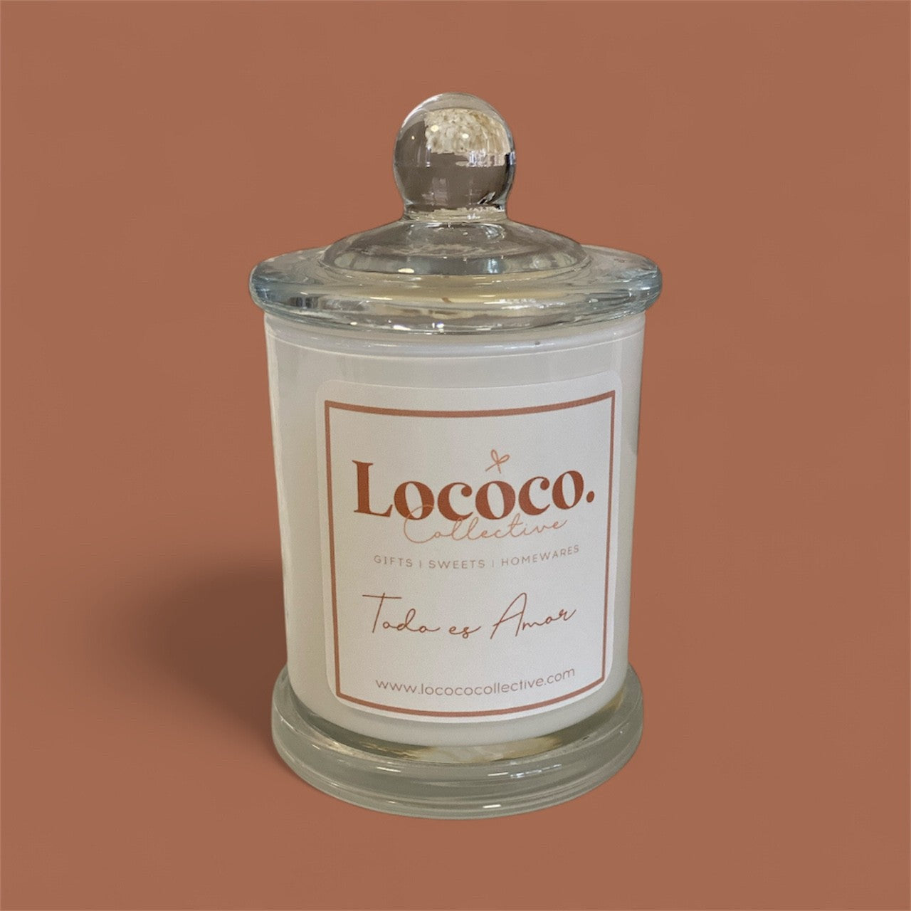 Todo es Amor "Everything is Love" Candle